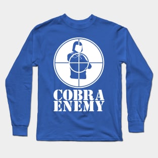 Cobra Enemy - White Long Sleeve T-Shirt